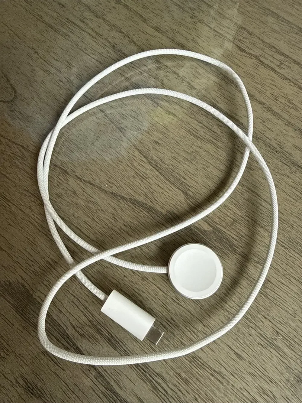 Genuine Apple Watch Cable Magnetic Fast Charger to USB-C Woven Braided 1M Cable